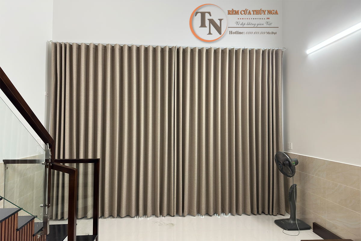 Hoàn thiện rèm vải nhật bản sakura thương hiệu Depo